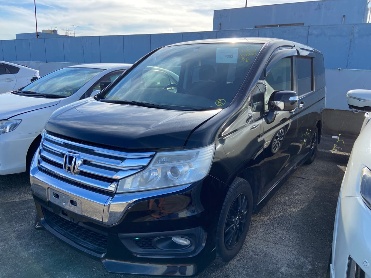 HONDA STEP WAGON 2012 black